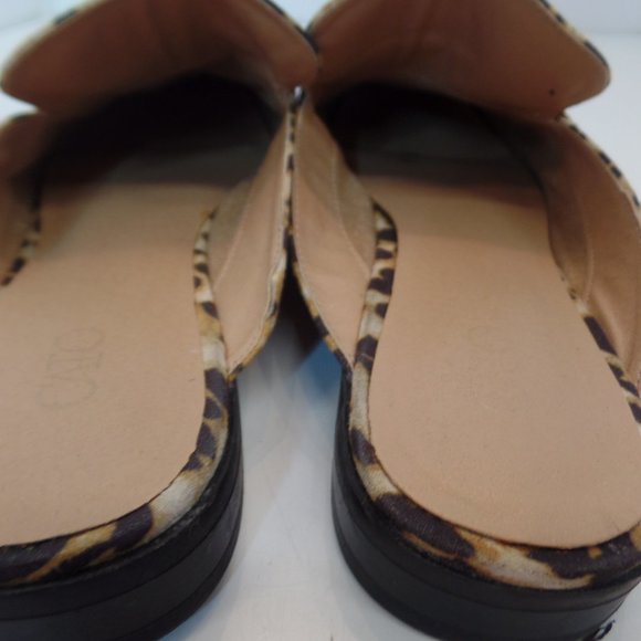 Cato Casual Multi Color Animal Print Slip On Mules Sz 9 Man Made Materials - Picture 5 of 10